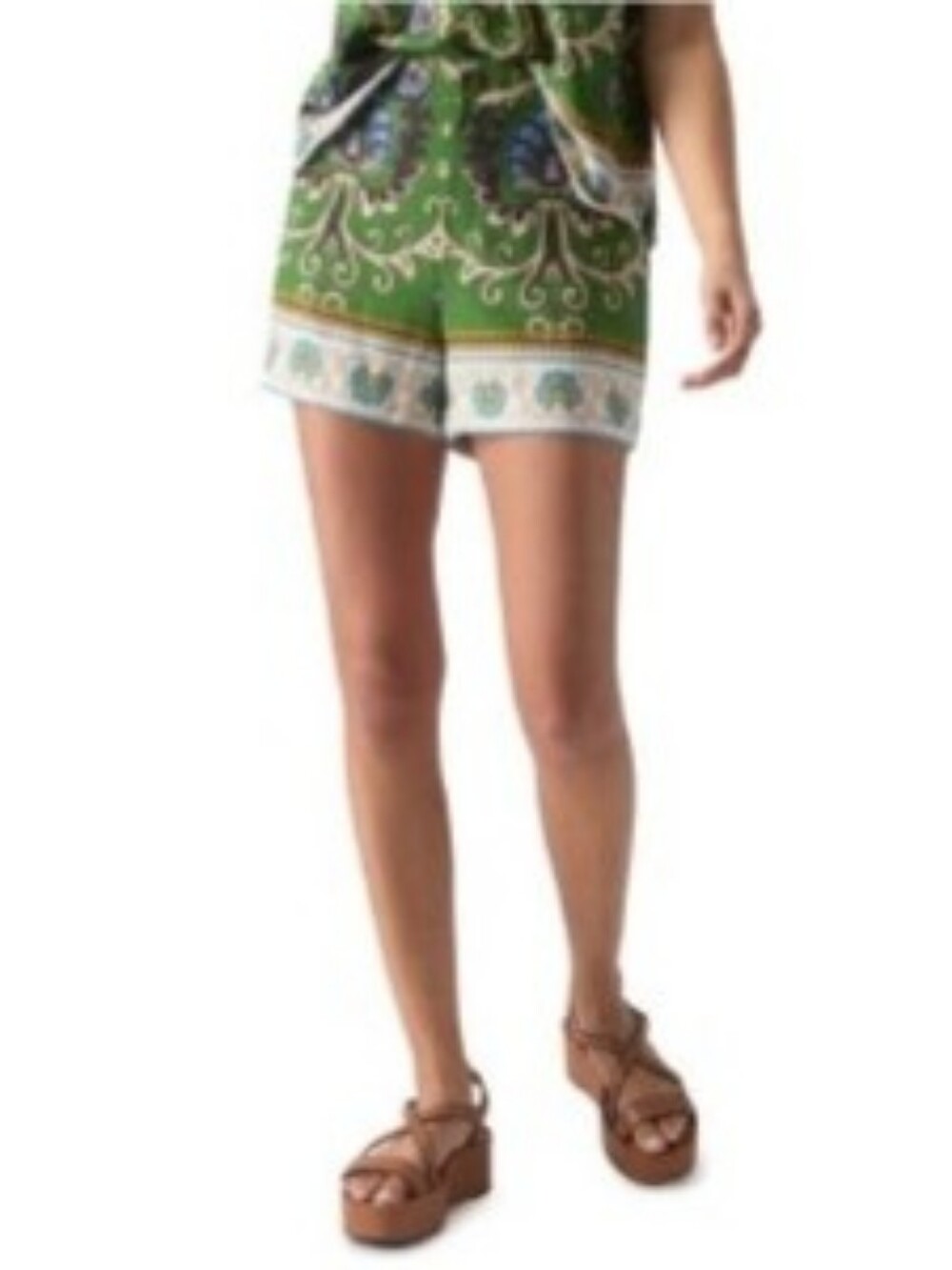 Sanctuary Spring Breaker High Rise Shorts Green Medium